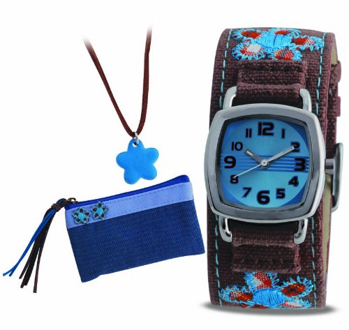 Tikkers M&auml;dchen-Armbanduhr Analog Formgeh&auml;use blau AS041 Preisvergleich