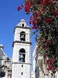 Catedral De San Cristobal, Old Havana, Havana, Cuba, West Indies, Central America Stretched Canvas Poster Print