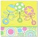 Deco Dot Rattles Beverage Napkins by Inviting Company