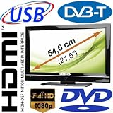 Produkt-Bild: MEDION MD 32127 FULL HD HD LCD TV 21,5" / 54,6cm P13127 Integrierter DVD-Player DVB-T FULL HD USB SD/MMC &deg; USB-Anschluss f&uuml;r MP3- und JPG-Wiedergabe &deg; EPG &deg; VT