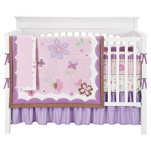 Sumersault Julia 6 piece Crib Set-Multicolor