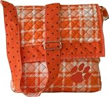 Clemson Tigers Quilted Messenger Bag