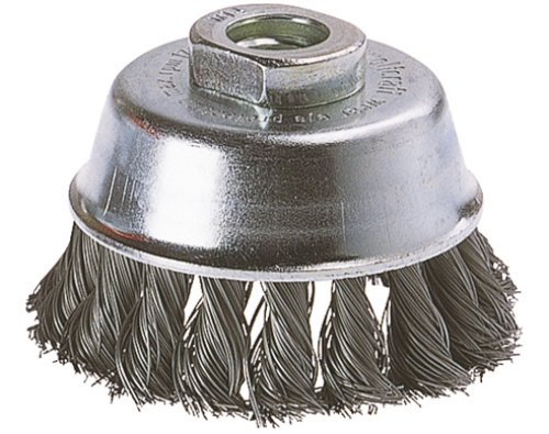 Wolfcraft 2125000 1 Topf-Drahtb&uuml;rste WS gezopft M14 &oslash; 65 mm