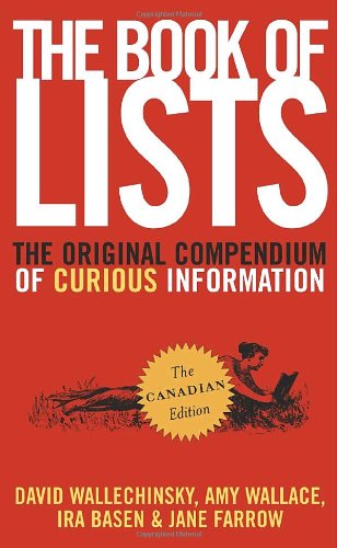 The Book of Lists: The Original Compendium of Curious Information