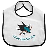 NHL McArthur San Jose Sharks Infant White Little Fan Bib