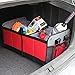 Crusar Auto Trunk Multipurpose Waterproof Storage Collapsible Foldable Cargo Storage Box Red ¡­