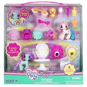MY LITTLE PONY PONYVILLE Hair Styles in a Snap with RAINBOW DASH and TOOLA ROOLA ponies