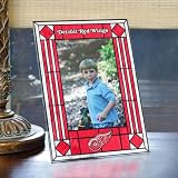 Detroit Red Wings Stained Glass Art Picture Frame