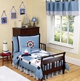 JoJo Designs 5-Piece Toddler Bedding Set - Come Sail Away Nautical