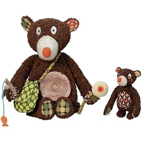 Woodours Daddy and Baby Bear Interactive Playset