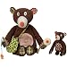 Woodours Daddy and Baby Bear Interactive Playset