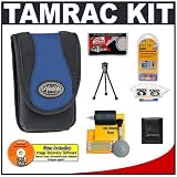 Photo : Tamrac 3805 Neoprene Digital 5 Camera Bag (Blue) + Accessory Kit for Nikon Coolpix, Canon PowerShot, Pentax Optio, Olympus Stylus, Fuji FinePix, Kodak EasyShare, Casio Exilim, Panasonic Lumix, Samsung and Sony Cyber-Shot Digital Cameras