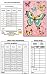 Bridge Tallies - Pink Gold - (12 Pack) 2 & 3 Table Progessive