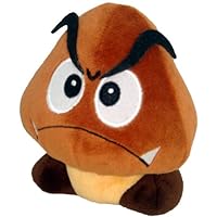 Super Mario Plush - 5 Goomba Soft Stuffed Plush Toy