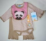 Bon Bebe Baby Girl 3 Piece Set Size: 3 6 Months Longsleeve bodysuit/pants/bib 51so3y5oyDL. SL160 Bon Bebe Baby Girl 3 Piece Set Size: 3 6 Months Longsleeve bodysuit/pants/bib