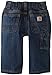 Carhartt Boys' Denim Dungaree Jeans, Worn in Blue, 6 Months