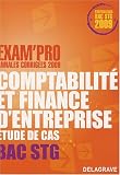 Comptabilit� et finance d'entreprise Etude de cas Bac STG : Anna
