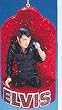 Elvis on Stage in Red - Really Bright and Sparkly!