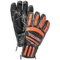 Hestra Seth Morrison Pro Glove, Black/Flame Red, 11