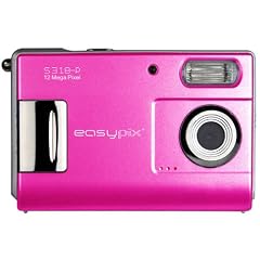 Easypix S318-P Digitalkamera (3 Megapixel, 8-fach digitaler Zoom, 3,75 cm Display) pink