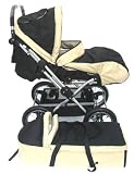 Everbright Deluxe Baby Stroller With Bassnet & Foot Cover