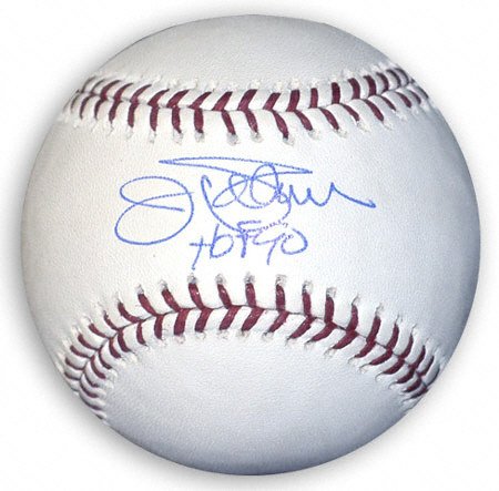 Jim Palmer Autographed Baseball with HOF 90 Inscription