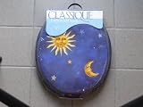 Ginsey Moonglow Navy Soft Toilet Seat