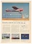 1953 Cessna Businessliner Airplane Barium Photo Print Ad