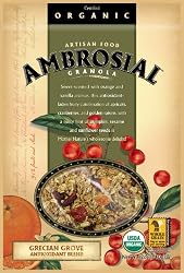 Ambrosial Granola Organic Grecian Grove Antioxidant Blend, 6-Count, 12-Ounce Pouch (Pack of 6)