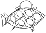 DII Fish Wine Rack