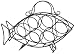 DII Fish Wine Rack Image