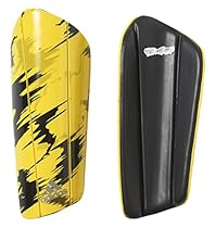 adidas Performance Berlin Print Ghost Pro Shin Guard, X-Small, Yellow/Pantone/Black

