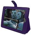 LuvMac iPad Purple Multifunctional Multi Angle PU Leather Stand /  Case / Pouch / Holder....Free Screen Protector & Screen  Cloth....Free Delivery.....Next Day Delivery Option
