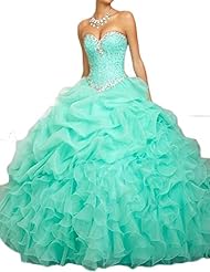 Lace-Up Crystal Sweetheart Pageant Dress/Prom Dress/Quinceanera Dress/Party Dress 