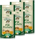 6-PACK Pill Pockets for Cats CHICKEN 9.6 oz (270 pockets)