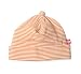 Zutano Candy Stripe Hat, Orange, 6 Months ( 0-6 months)