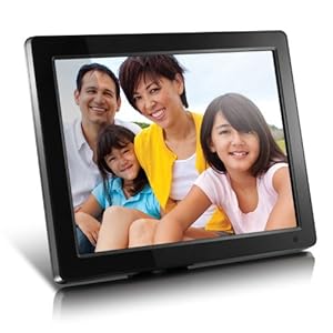 Aluratek ADMPF412F 12-Inch Digital Frame with 512 MB Built-In Memory (Black)