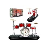Musical 5 Piece Drum Set Alarm Clock