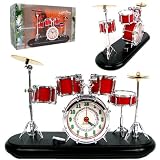 Musical 5 Piece Drum Set Alarm Clock