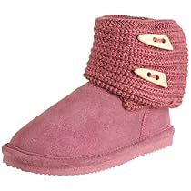 BEARPAW Little Kid/Big Kid Cable Knit Boot