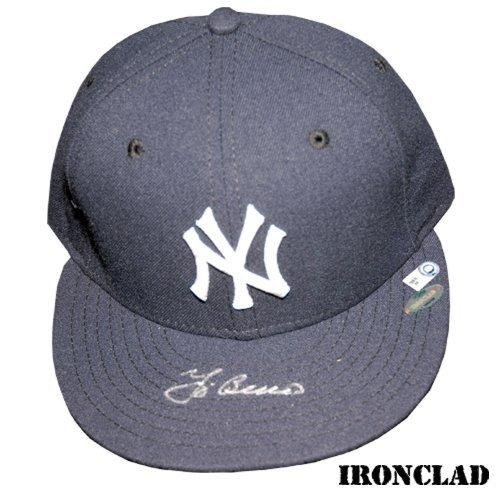 Yogi Berra Signed New York Yankees Cap - Autographed MLB Helmets and Hats