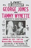 George Jones - Tammy Wynette, Jerry Reed, Donna Fargo, Mel Tillis Concert Poster (1973) Bergstrom Hall Knoxville, TN (14 x 22 Inches - 36cm x 56cm)