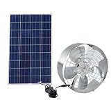 ECO-WORTHY 換気扇 排気扇 発電100wソーラーパネル 付け
