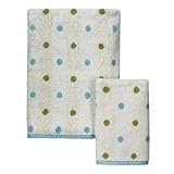 Home Sage Aqua Dot Bath Towel - Multicolor (30x54)&nbsp;