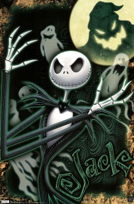 Nightmare Before Christmas Movie Jack Glow in the Dark Poster Print - 22x34 Poster Print, 22x34 Poster Print, 22x34