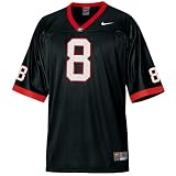 Nike Georgia Bulldogs #8 Black Replica Football Jersey (XX-Large)