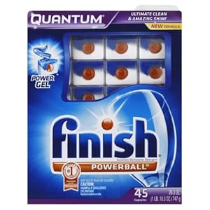 Finish Quantum Dishwasher Detergent, 45-Count