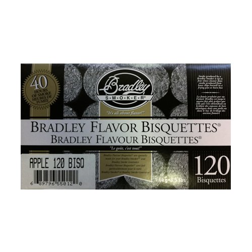 Bradley Apple Bisquettes 120 pack