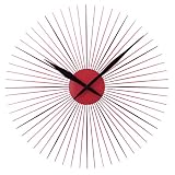 IDEA LABEL DAISY WALL CLOCK レッド LCW067-R 2190498