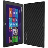 Skinomi&reg; TechSkin - Lenovo Miix 2 11.6" Screen Protector + Carbon Fiber Full Body Skin / Front & Back Premium HD Clear Film / Ultra Invisible and Anti Bubble Shield with Free Lifetime Replacement